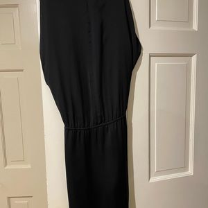 Vince black silk dress